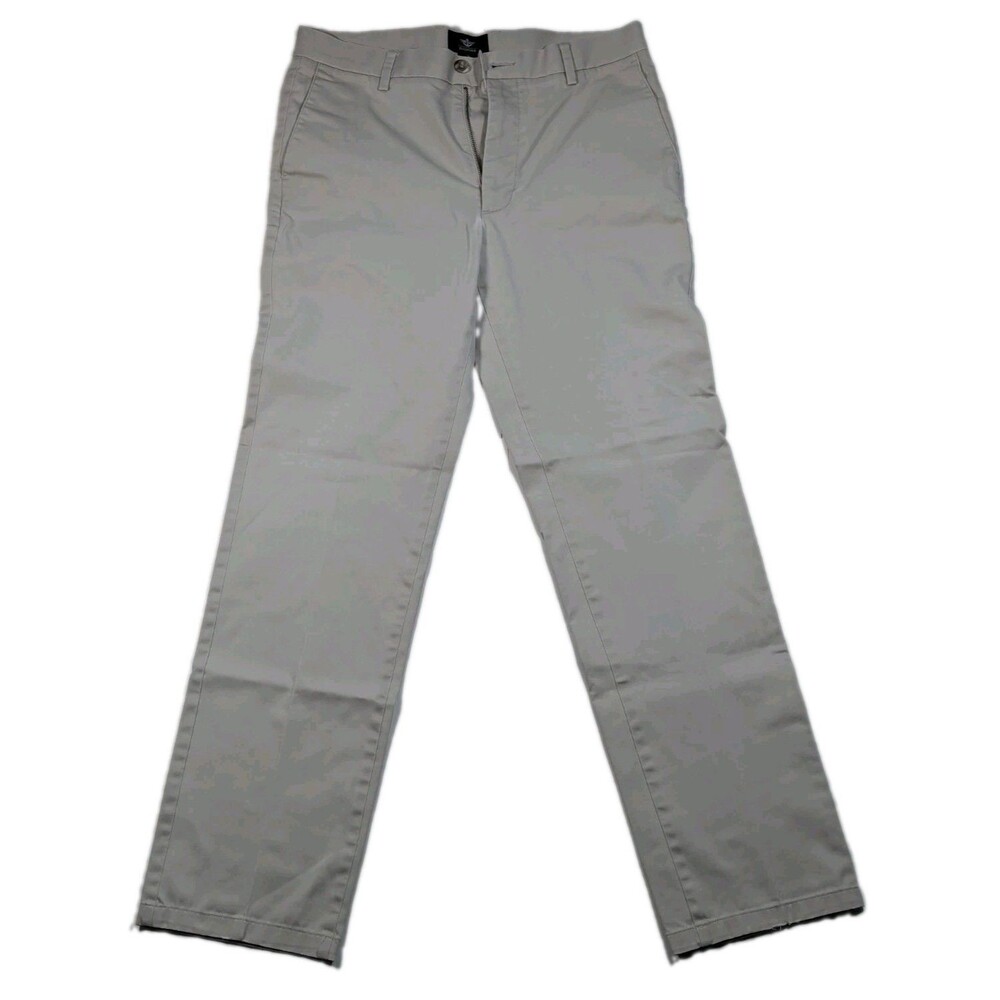 Dockers Mens Signature Khaki Slim Fit Pants 32 x 32 Lux Cotton Stretch NWT